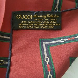 Authentic Gucci Pocket Square/handkerchief